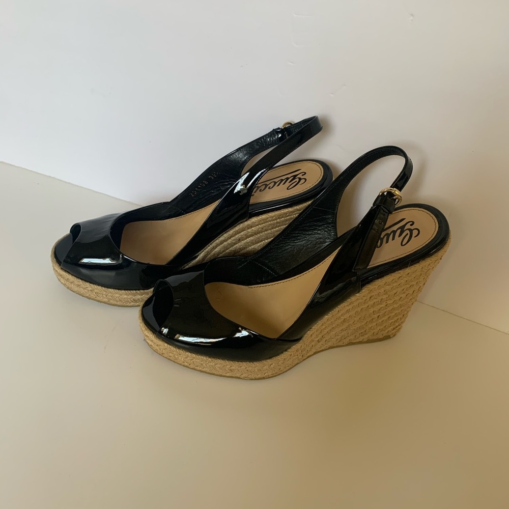 Gucci espadrille wedges